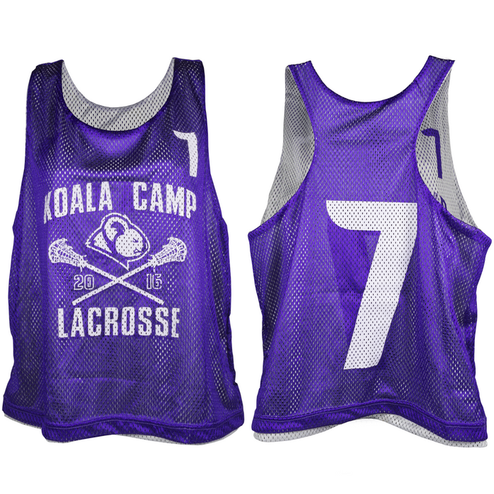Custom Deluxe Lacrosse Pinnies - Lacrosseballstore