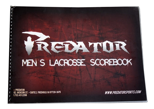 mens lacrosse scorebook