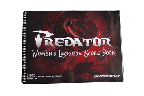 Official Womens Lacrosse Score Sheet Scorebook