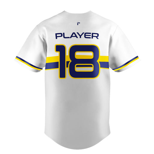 Custom Sublimated Full-Button Baseball Jersey - Lacrosseballstore