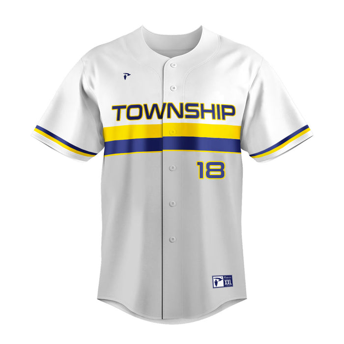 Custom Sublimated Full-Button Baseball Jersey - Lacrosseballstore