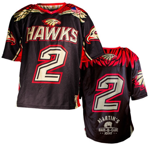 Custom Sublimated High School Lacrosse Uniform Hawks 2