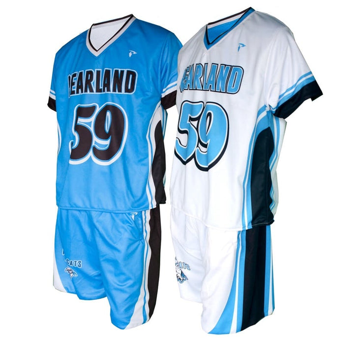 Custom Sublimated Sleeved Lacrosse Uniform - Lacrosseballstore