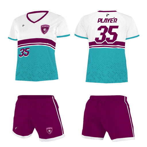 Ladies Soccer Custom Sublimated Uniform