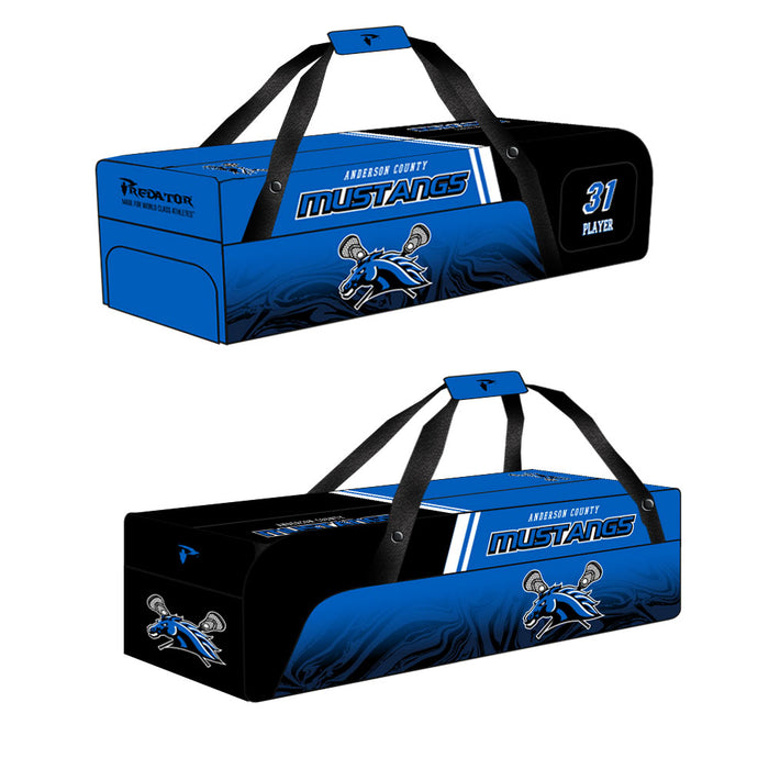 Anderson County Mustangs Sublimated Vyper Lacrosse Gear Bag