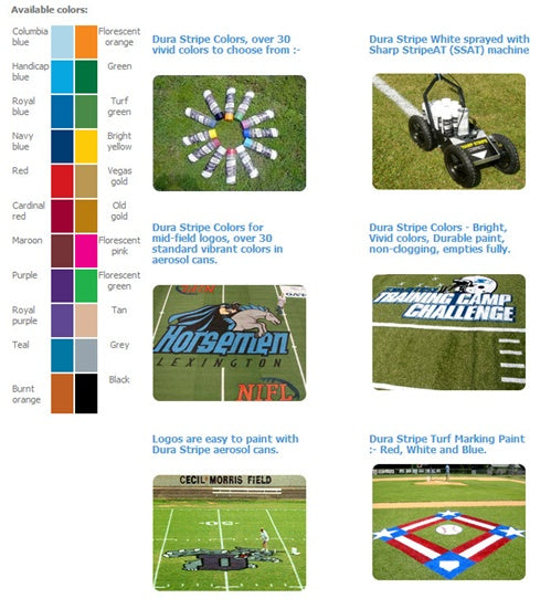 One Case Aerosol Chalk Field Marking Paint - Lacrosseballstore
