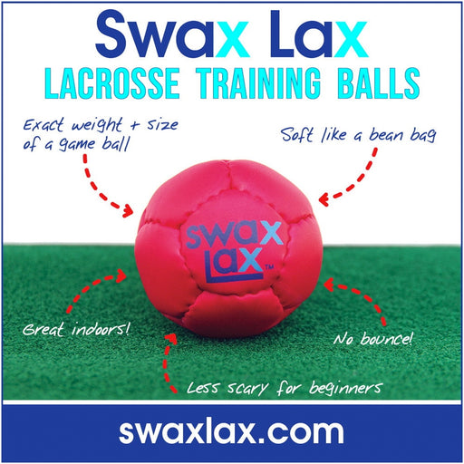 Swax Lax Soft Regulation Weight Lacrosse Training Balls - Lacrosseballstore