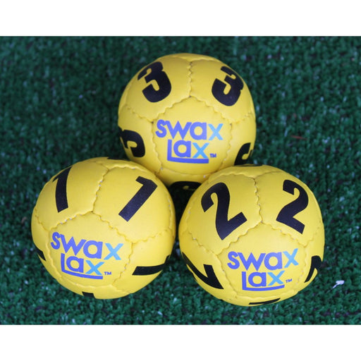 Swax Lax  Goalie Lacrosse Training Balls Yellow