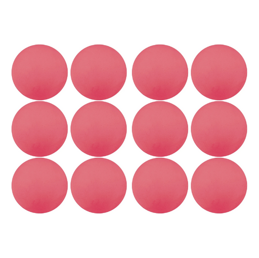 12 soft indoor practice lacrosse balls in pink made with soft sponge material by Champion Sports