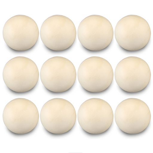 12 Soft Indoor Practice Lacrosse  Balls in white made soft sponge material