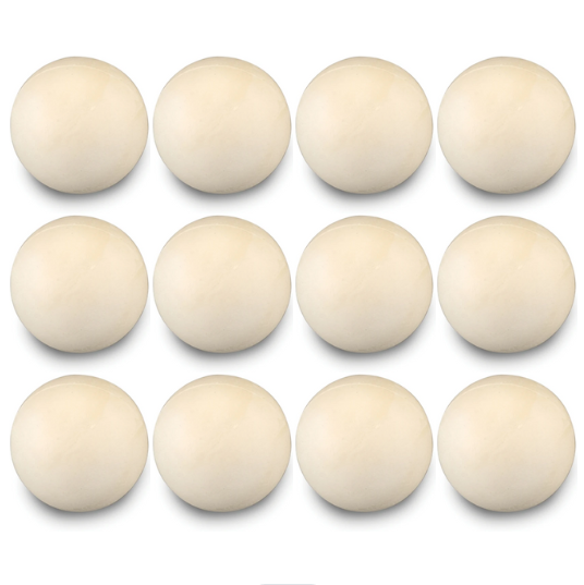 12 Soft Indoor Practice Lacrosse  Balls in white made soft sponge material