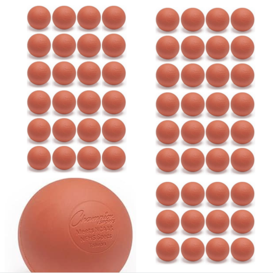 60 Low Bounce Lacrosse Practice Balls - Lacrosseballstore