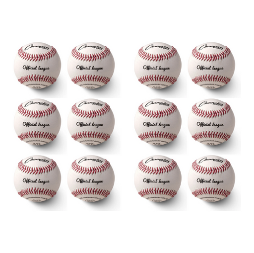 12 Double Cushion Cork Core Leather Blemished Game Baseballs