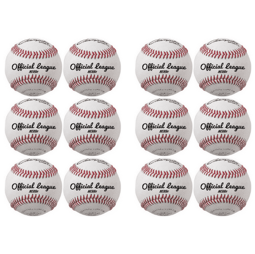 One Dozen Champion Sports OLB10 Leather Game Baseballs - Lacrosseballstore