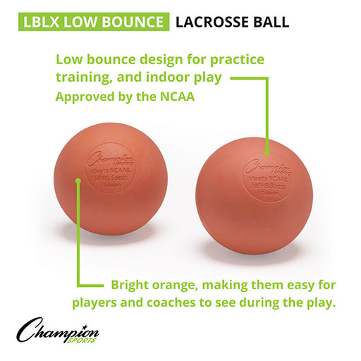 Champion Sports Low Bounce Lacrosse Ball - Lacrosseballstore