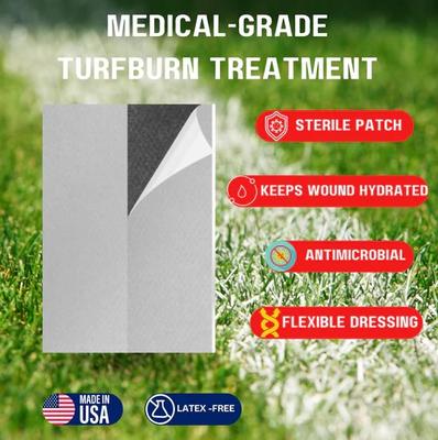 Turfguard Sterile Turf Burn Hydrogel Patch Wound Care - Lacrosseballstore