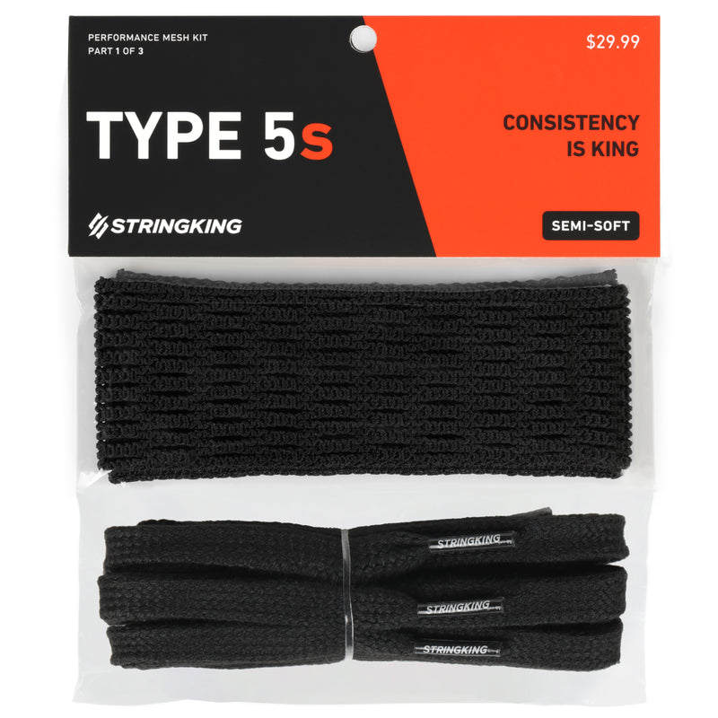 StringKing Type 5s Semi Soft Lacrosse Mesh Kit - Lacrosseballstore
