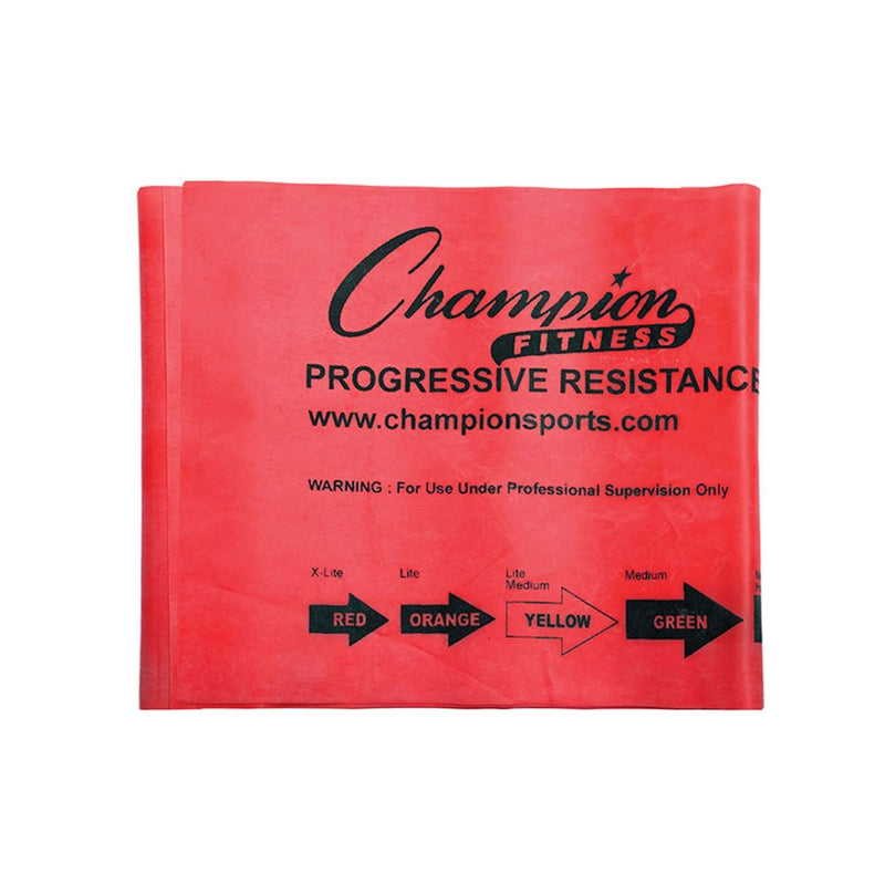 Red 3.3 lb Resistance Band by Champion Sports - Lacrosseballstore