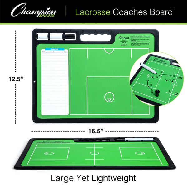 XL Lacrosse Coaches Board Sizing
