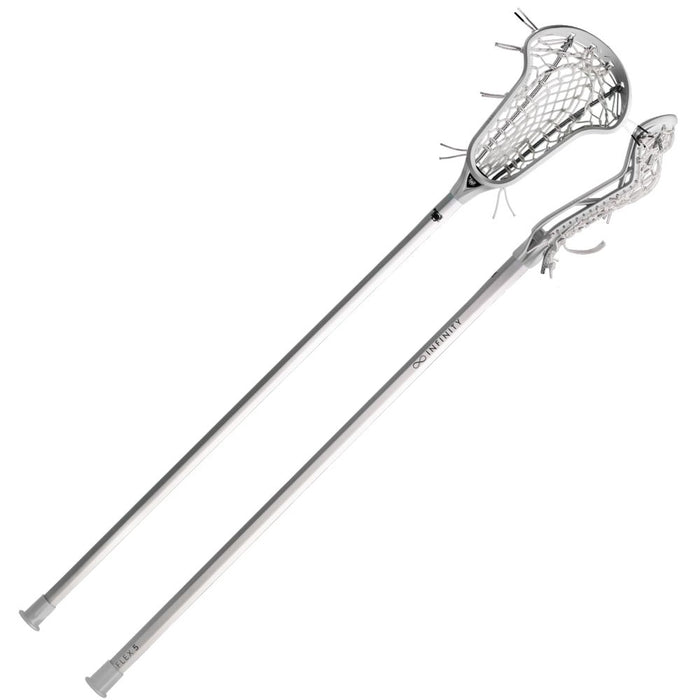 ECD Lacrosse Infinity ELITE Setup Complete Girls Stick White