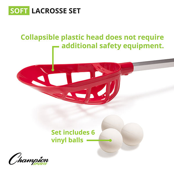 Champion Sports Soft Lacrosse Set - Lacrosseballstore