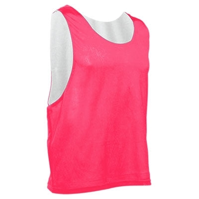 Reversible Blank Pinnies Neon Pink