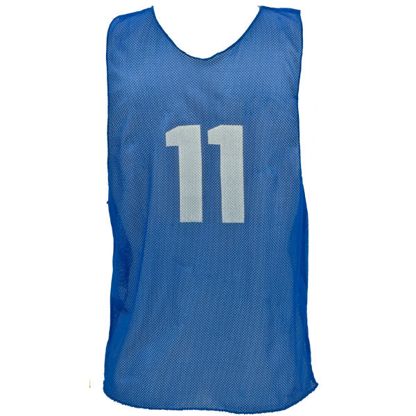 Adult Numbered Scrimmage Vests-Set of 12-PSAN-Blue