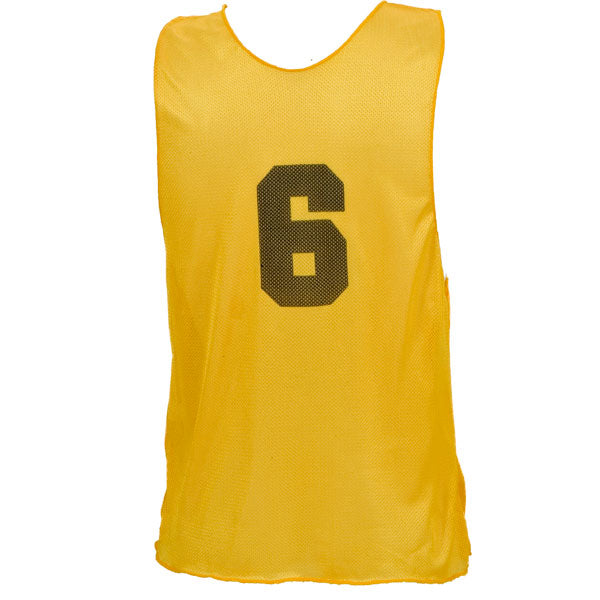 Adult Numbered Scrimmage Vests-Set of 12-PSAN-Yellow