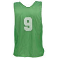 Adult Numbered Scrimmage Vests-Set of 12-PSAN-Green