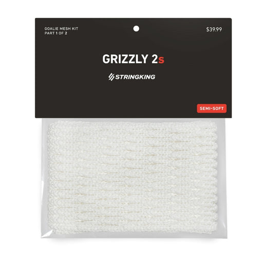 StringKing Grizzly 2s White Lacrosse Goalie Mesh