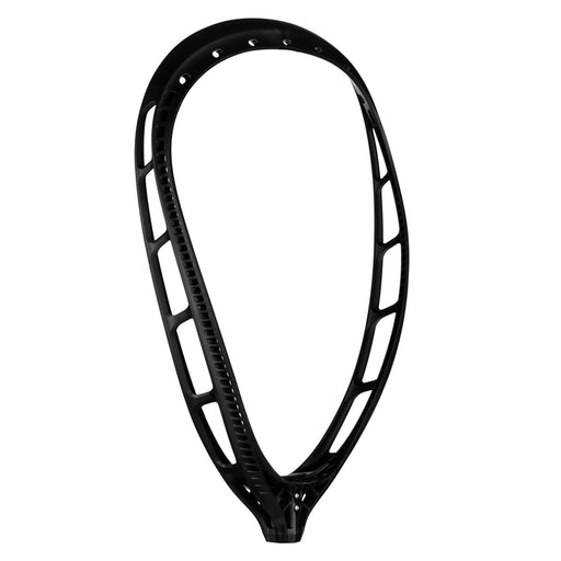 Back quarter view black Mark 2G Goalie Lacrosse Head Unstrung  #color_black