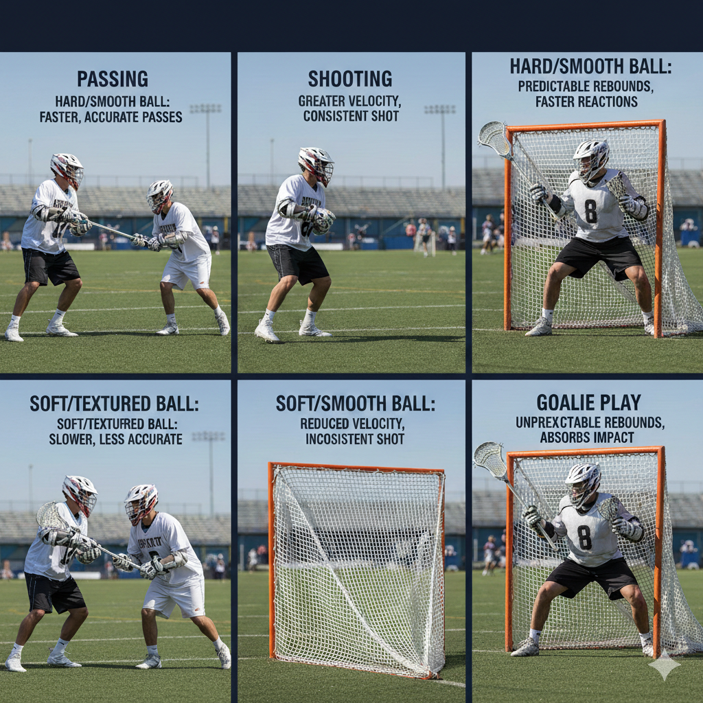 How Lacrosse Ball Specs Affect Passing, Shooting, and Goalie Play