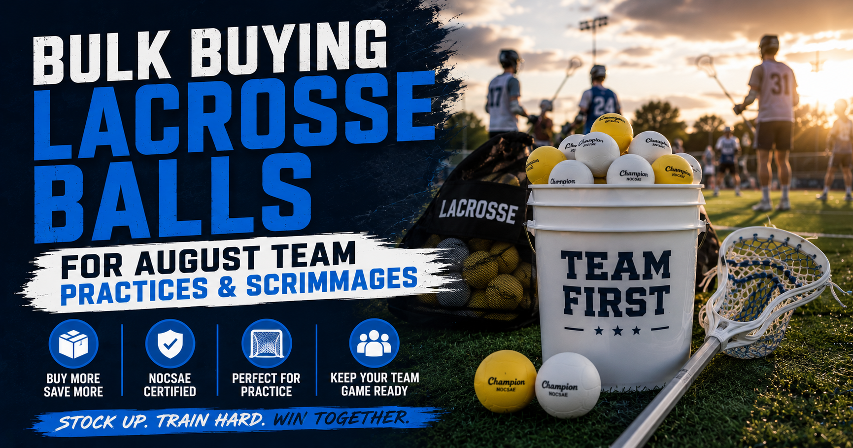Bulk Buying Lacrosse Balls for August Team Practices and Scrimmages