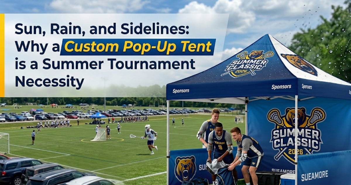 Sun, Rain, and Sidelines: Why a Custom Pop-Up Tent is a Summer Tournament Necessity