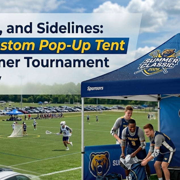 Sun, Rain, and Sidelines: Why a Custom Pop-Up Tent is a Summer Tournament Necessity