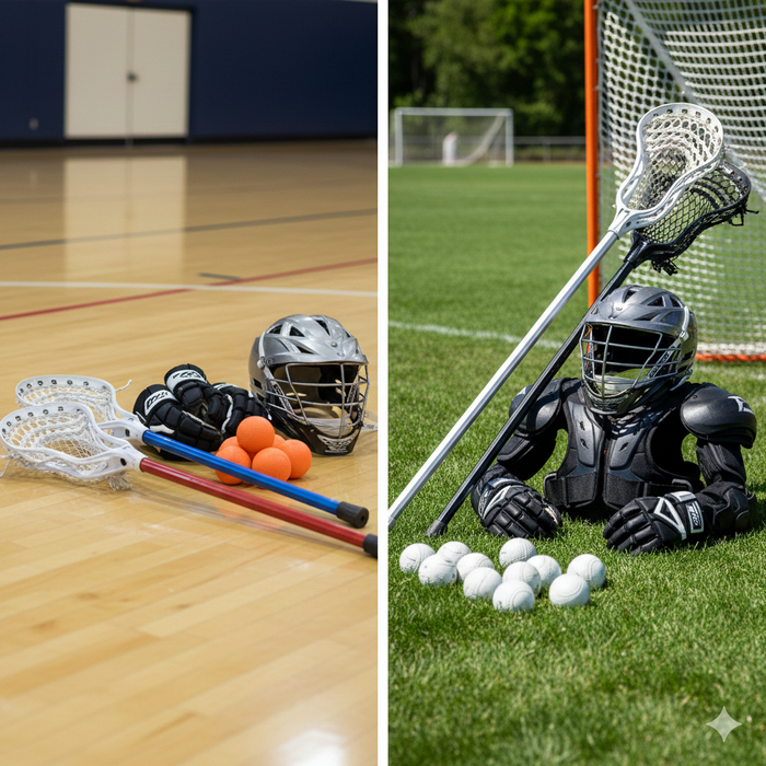 Indoor vs Outdoor Lacrosse Equipment Differences