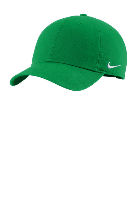 Custom Embroidered Nike Heritage Cotton Twill Cap - 12 Minimum Requirement, 3 Week Turnaround Time