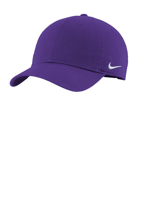 Custom Embroidered Nike Heritage Cotton Twill Cap - 12 Minimum Requirement, 3 Week Turnaround Time