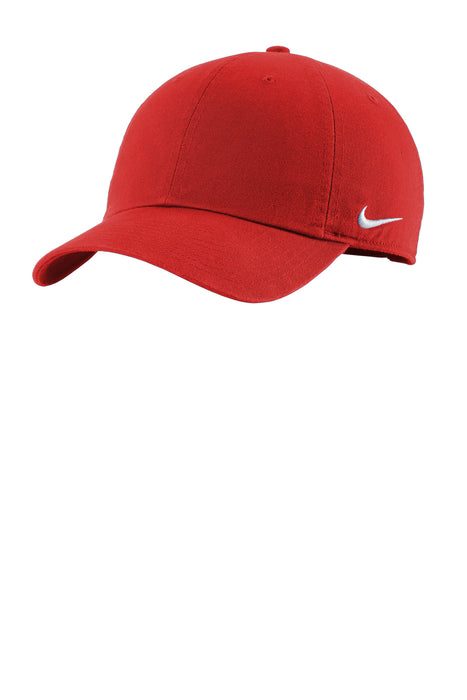 Custom Embroidered Nike Heritage Cotton Twill Cap - 12 Minimum Requirement, 3 Week Turnaround Time