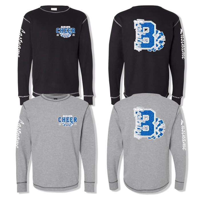 Barkalow Bluejays Cheer – Waffle Thermals
