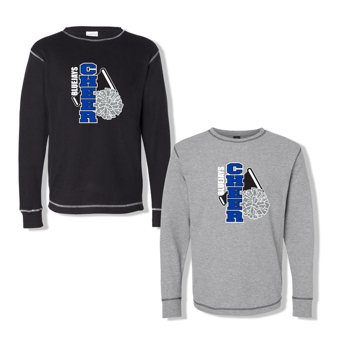 Barkalow Bluejays Cheer – Waffle Thermals