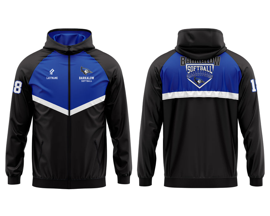 Barkalow Softball– Hooded Windbreaker