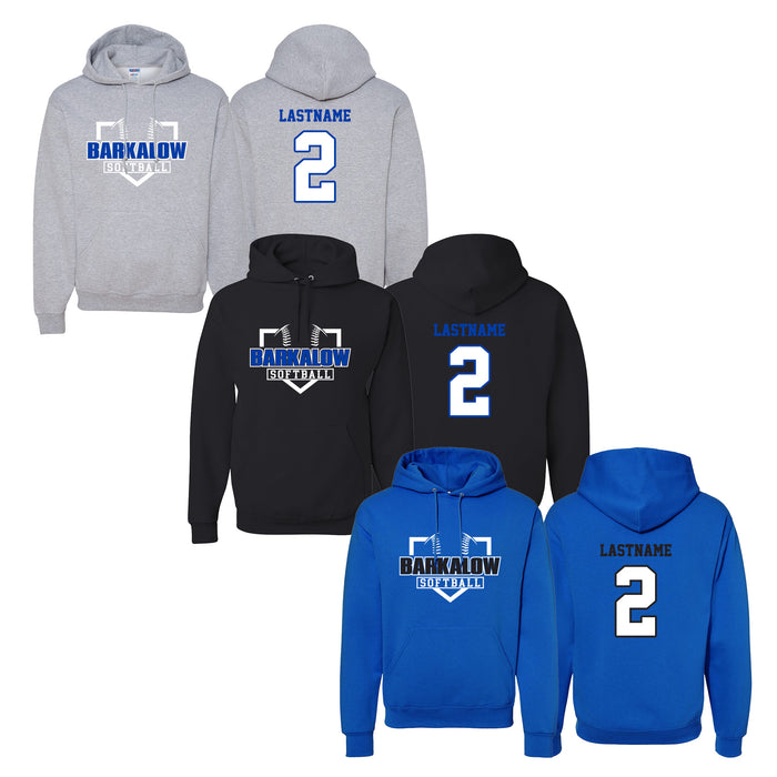 Barkalow Softball – Cotton Blend Hoodie