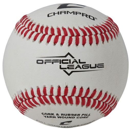 Champro Official League - Cushion Cork Core - Full Grain Leather Cover - Lacrosseballstore