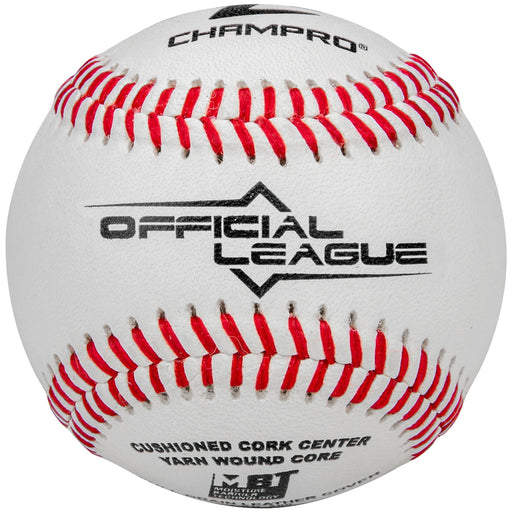 Champro Official League - Double Cushion Cork Core - Full Grain Leather Cover - Lacrosseballstore