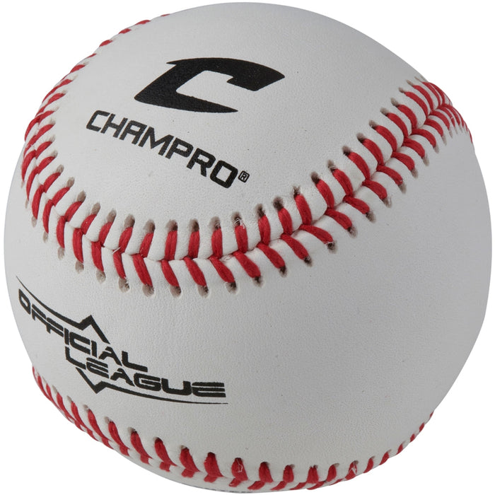 Champro Official League - Double Cushion Cork Core - Full Grain Leather Cover - Flat Seam - Lacrosseballstore