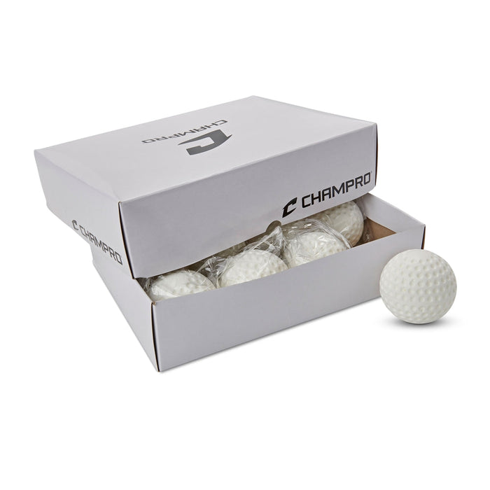 Champro White - Dimple Molded Baseball - Lacrosseballstore