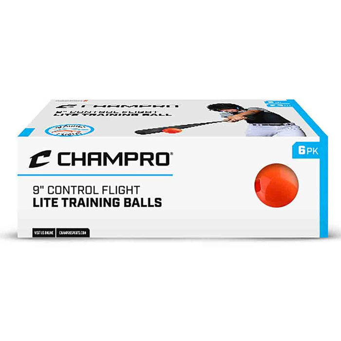 Champro 9" Lite Control Flight Ball - 6-Pack - Lacrosseballstore