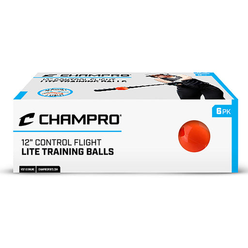 Champro 12" Lite Control Flight Ball - 6-Pack - Lacrosseballstore