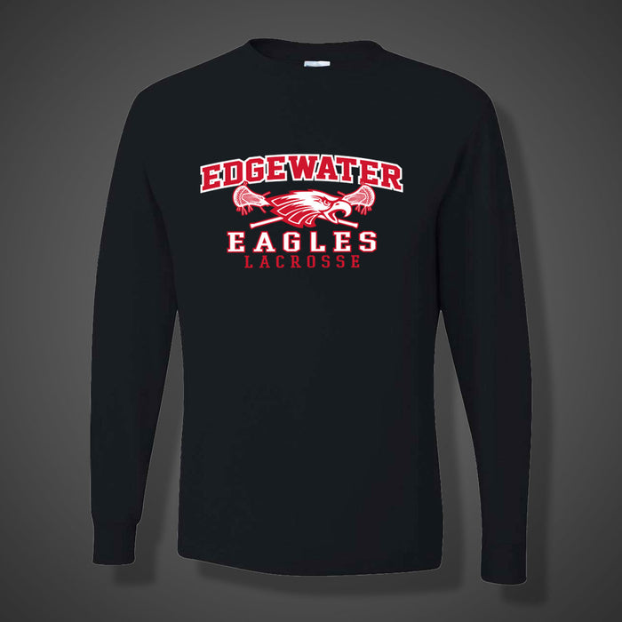 Edgewater Eagles - 50/50 Long Sleeve T-Shirt - Lacrosseballstore